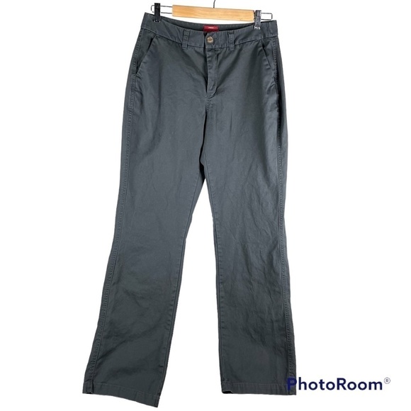 Merona Stretch Fit 1 Womans Size 6 Black Pants - Picture 1 of 6